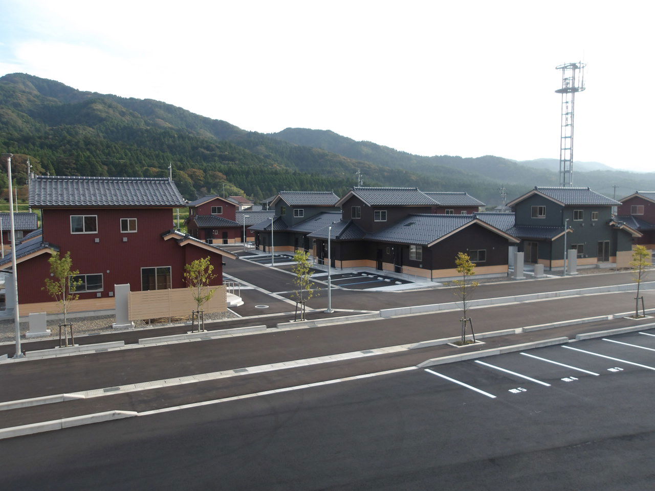 たきお住宅の修祓式と入居開始