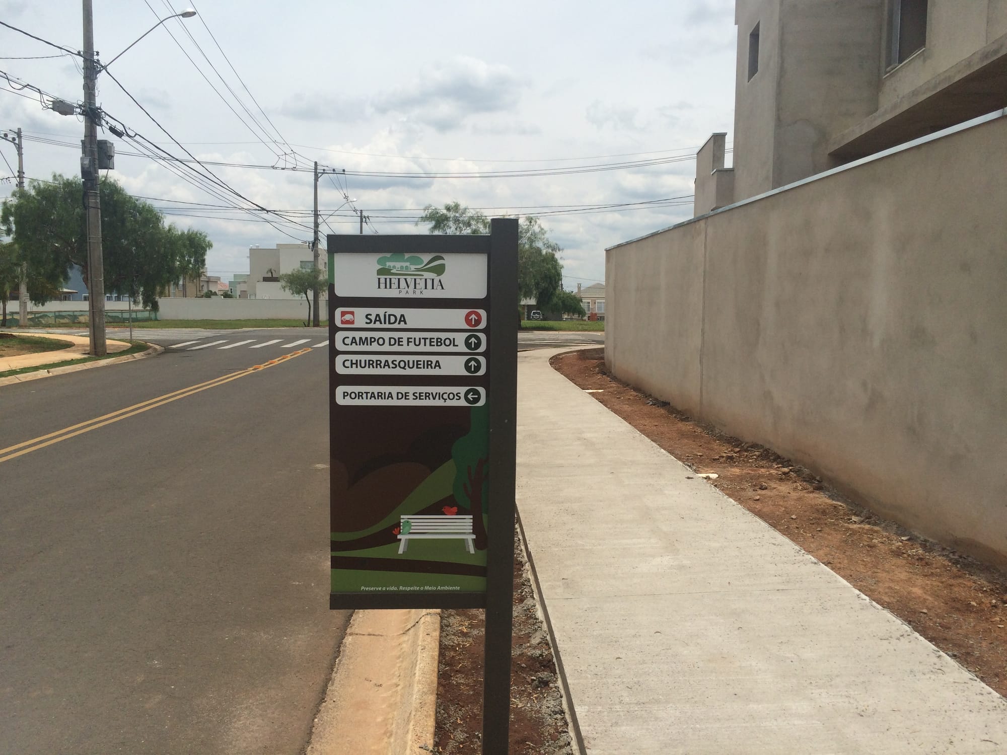 Placa de Sinalização Ecológica para Condomínios e Hoteis Fazenda
