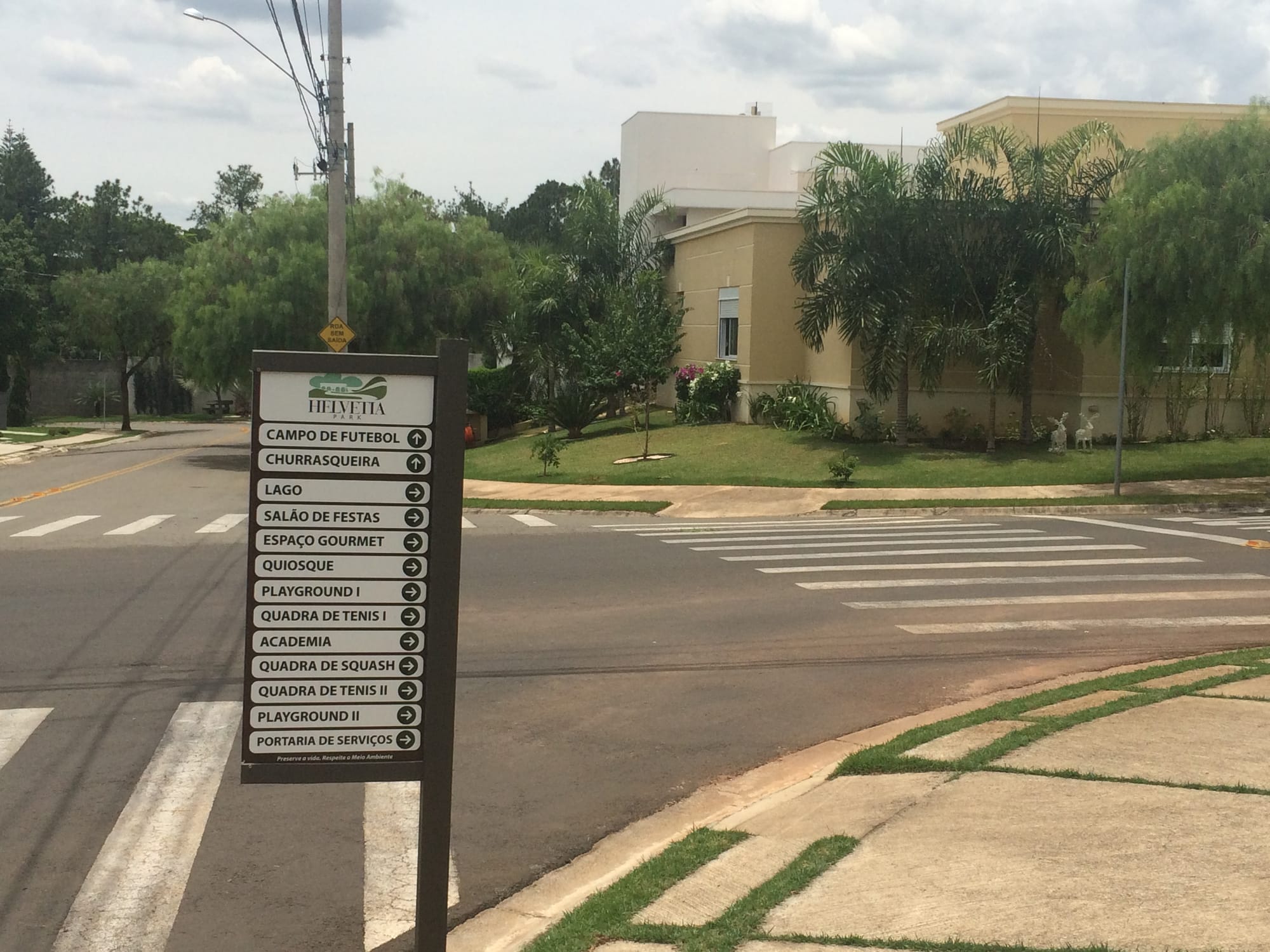Placa de Sinalização Ecológica para Condomínios e Hoteis Fazenda