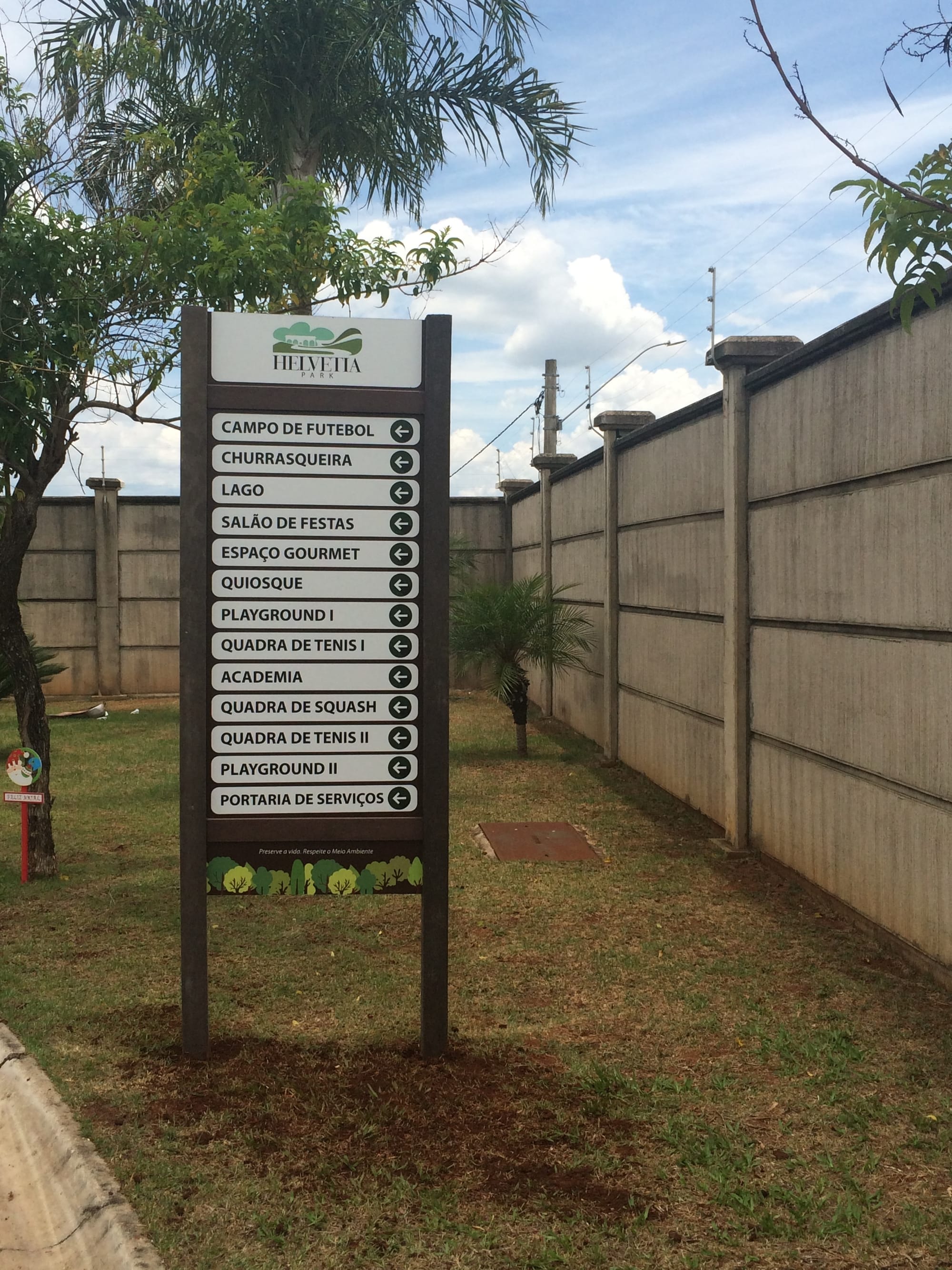 Placa de Sinalização Ecológica para Condomínios e Hoteis Fazenda