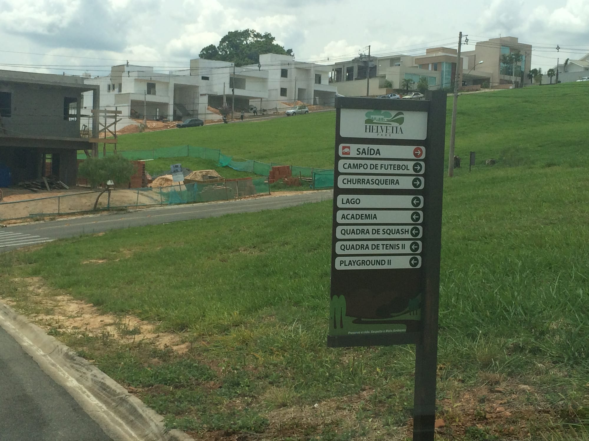 Placa de Sinalização Ecológica para Condomínios e Hoteis Fazenda