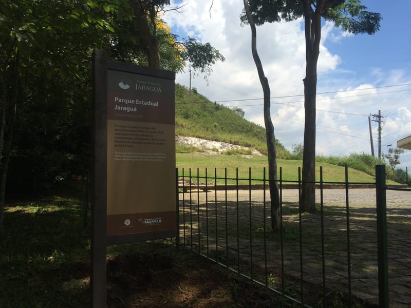 Parque estadual Pico do Jaraguá em São Paulo