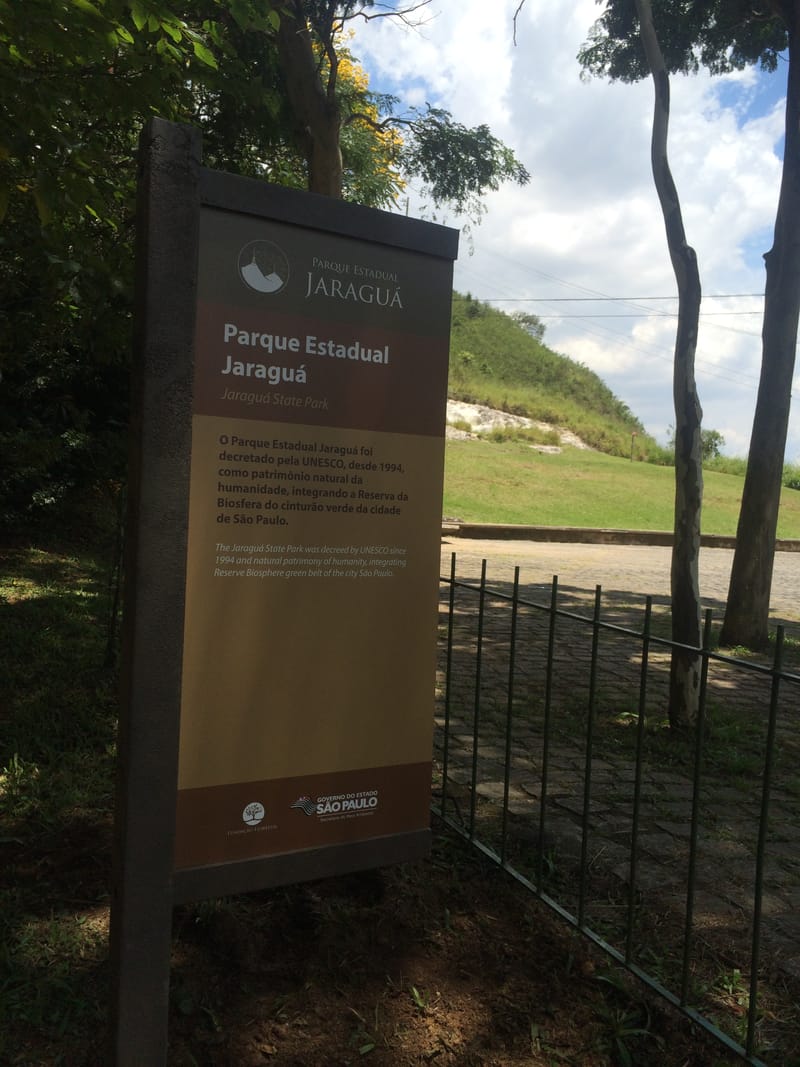 Parque estadual Pico do Jaraguá em São Paulo