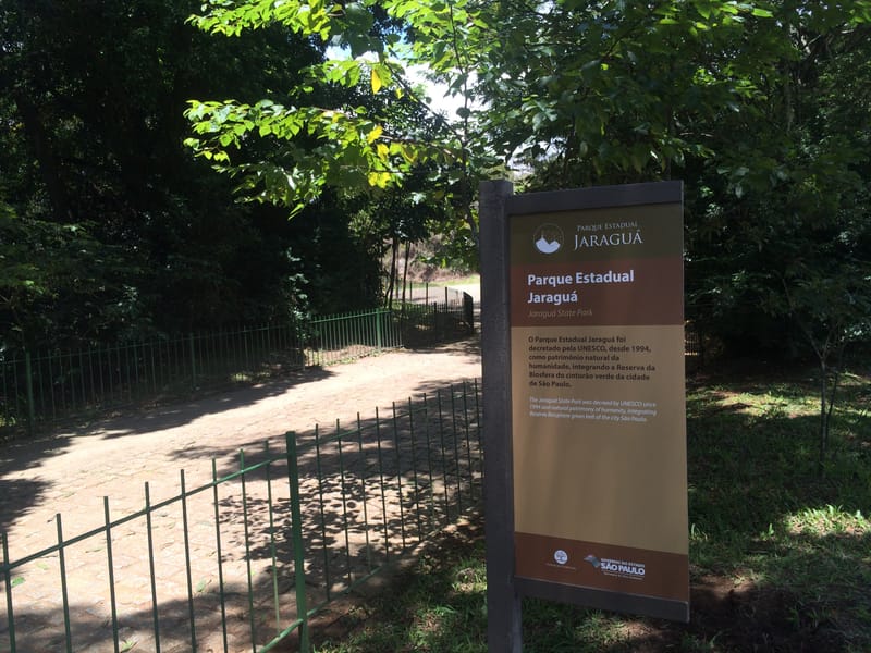 Parque estadual Pico do Jaraguá em São Paulo