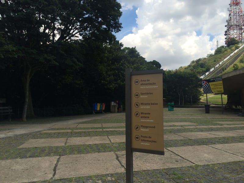 Parque estadual Pico do Jaraguá em São Paulo