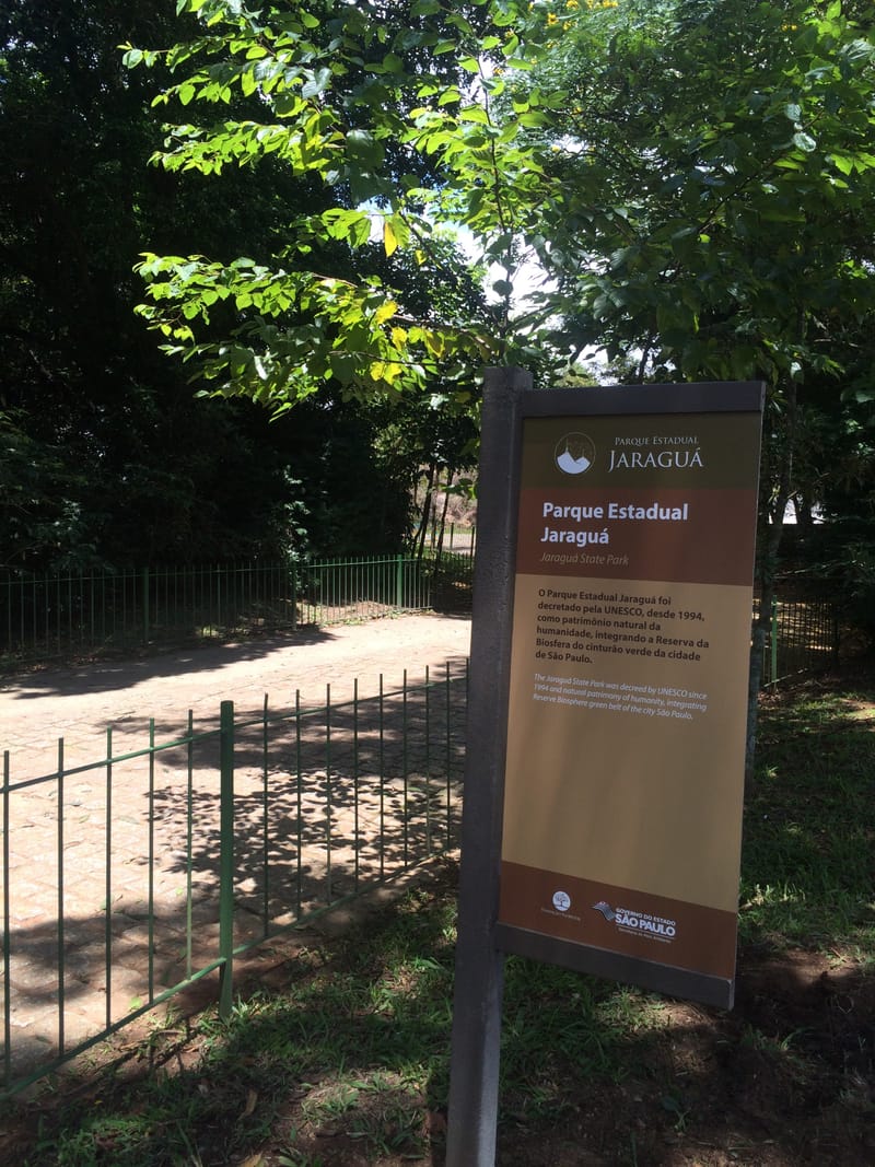 Parque estadual Pico do Jaraguá em São Paulo