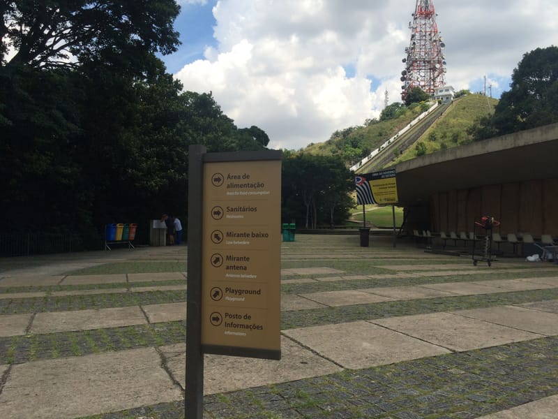 Parque estadual Pico do Jaraguá em São Paulo