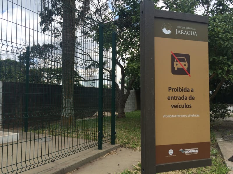 Parque estadual Pico do Jaraguá em São Paulo