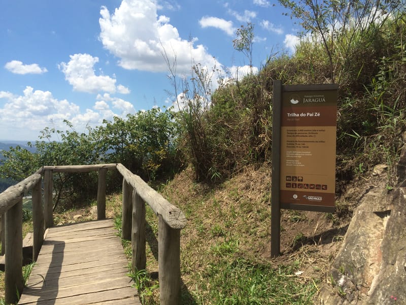 Parque estadual Pico do Jaraguá em São Paulo