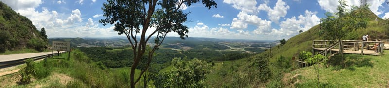 Parque estadual Pico do Jaraguá em São Paulo