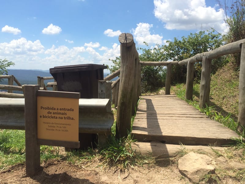 Parque estadual Pico do Jaraguá em São Paulo