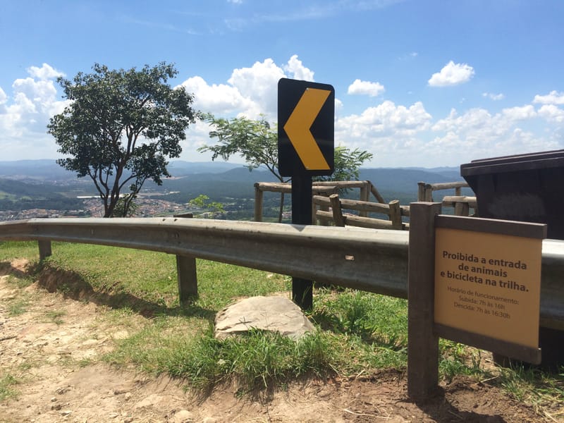 Parque estadual Pico do Jaraguá em São Paulo