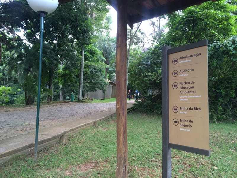 Parque estadual Pico do Jaraguá em São Paulo