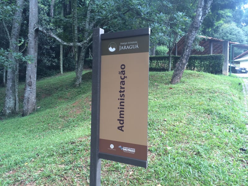 Parque estadual Pico do Jaraguá em São Paulo