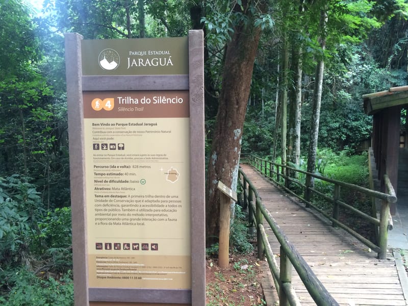 Parque estadual Pico do Jaraguá em São Paulo