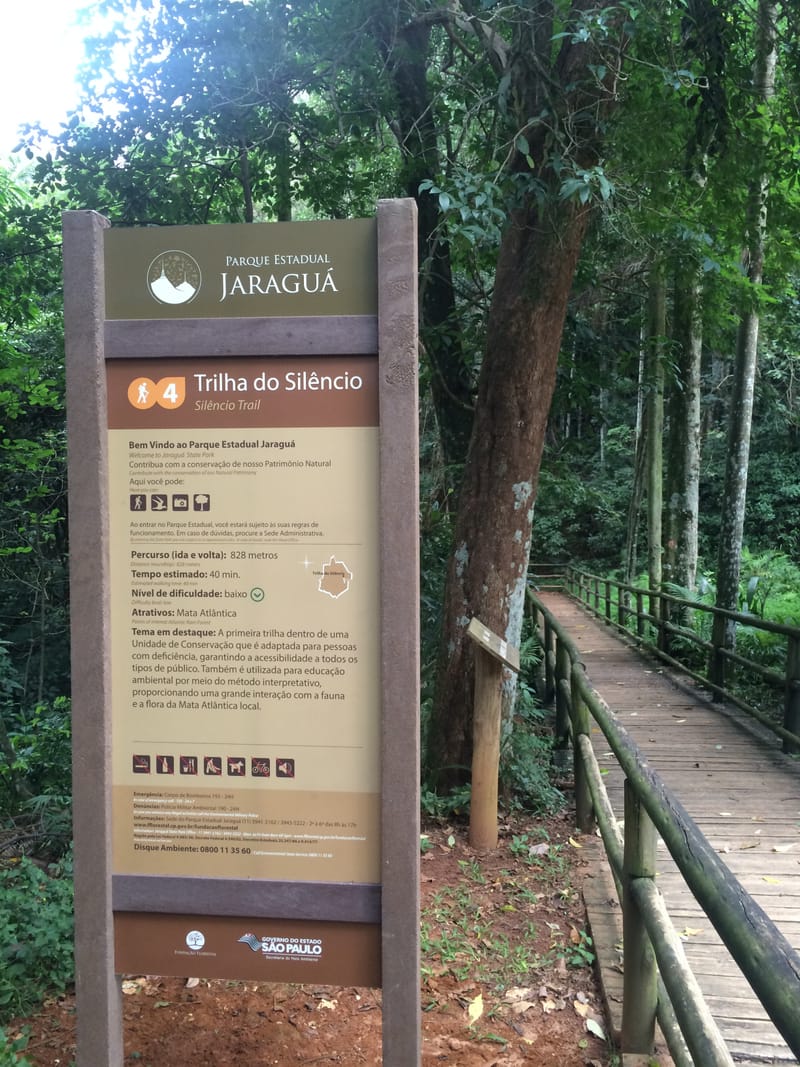 Parque estadual Pico do Jaraguá em São Paulo
