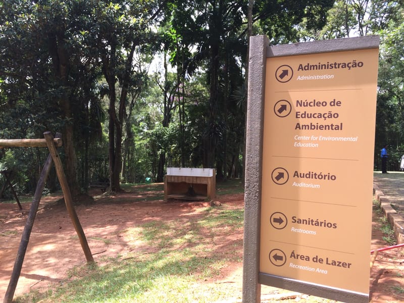 Parque estadual Pico do Jaraguá em São Paulo