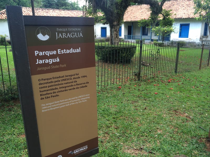 Parque estadual Pico do Jaraguá em São Paulo