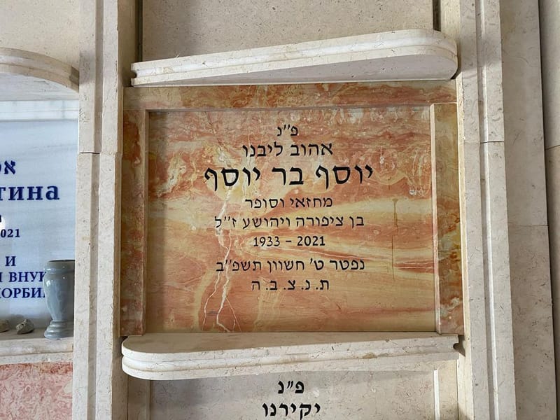 קטלוג מצבות קיר באינדקס מצבות הישראלי