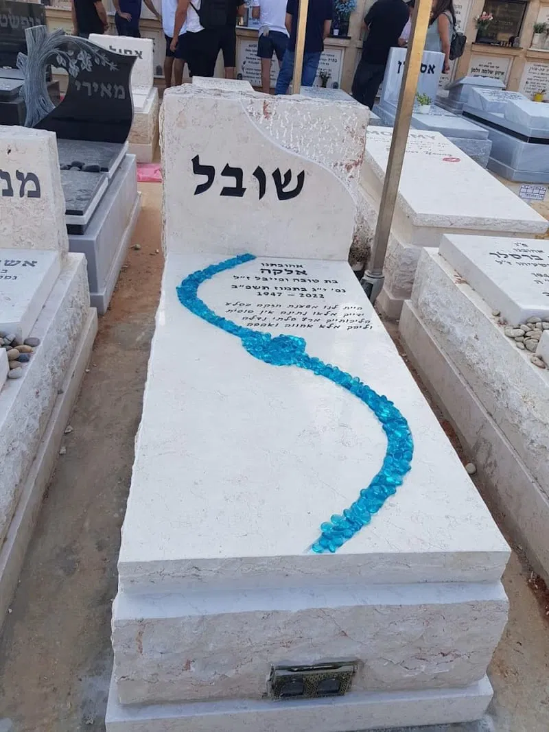 מצבה שהוקמה בדרך הנכונה