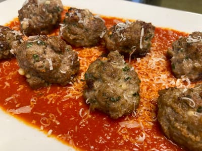 Sicilian Style Meatballs