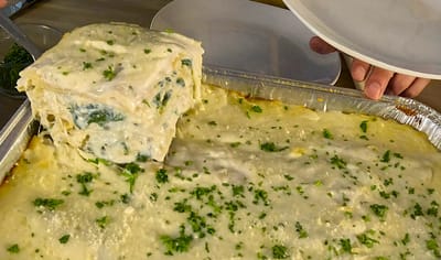 Spinach Artichoke Lasagna