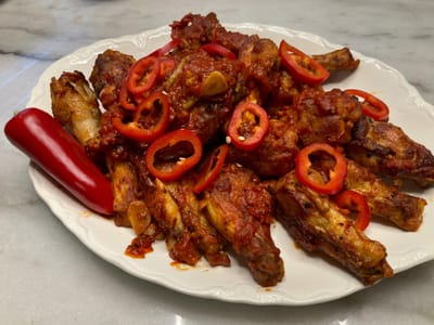 Chipotle Marinara Wings