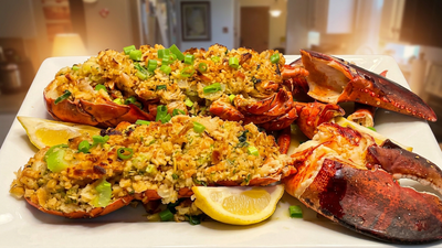 Classic Baked Stuffed Lobster