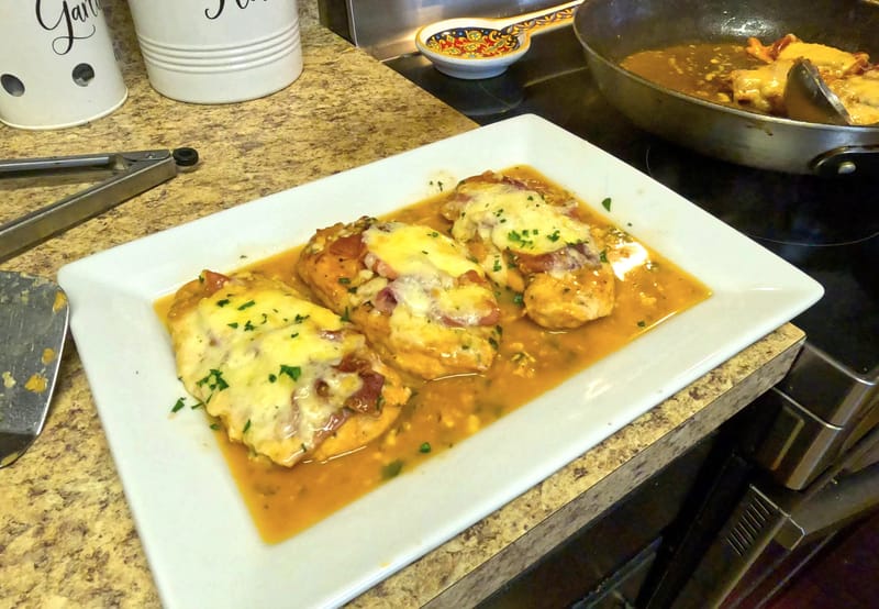 Authentic Chicken Valdostana Recipe: Cheesy Italian Chicken with Prosc