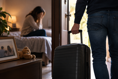 Andare via di casa durante la crisi coniugale: quando è possibile e quali conseguenze comporta