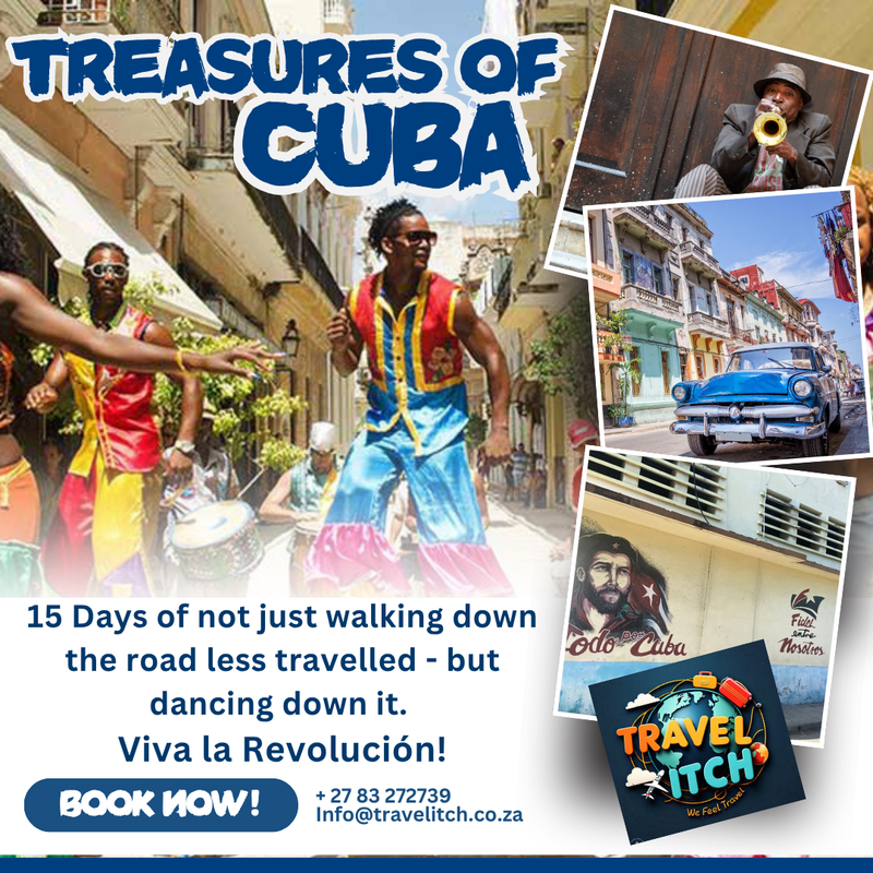 TREASURES OF CUBA: 15 DAYS (25 April - 09 May 2026)