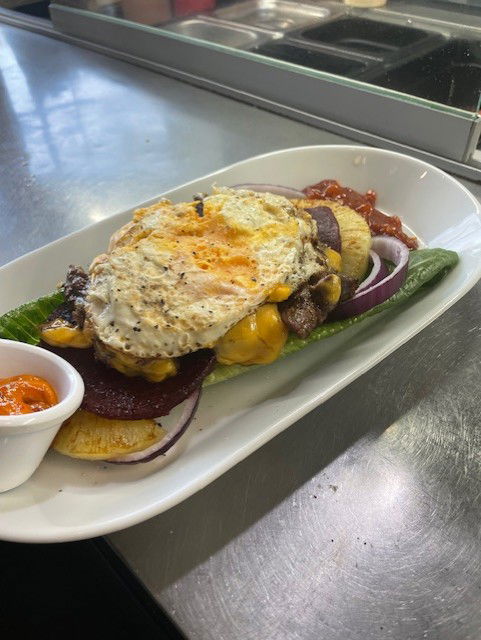 Naked fully beef Burger