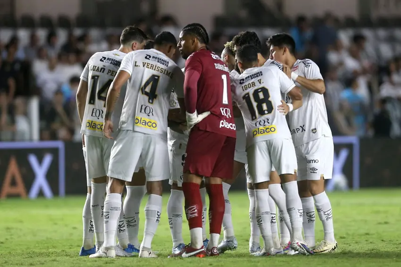Em jogo apático, Santos fica no empate sem gols com Coritiba pela Copa do Brasil