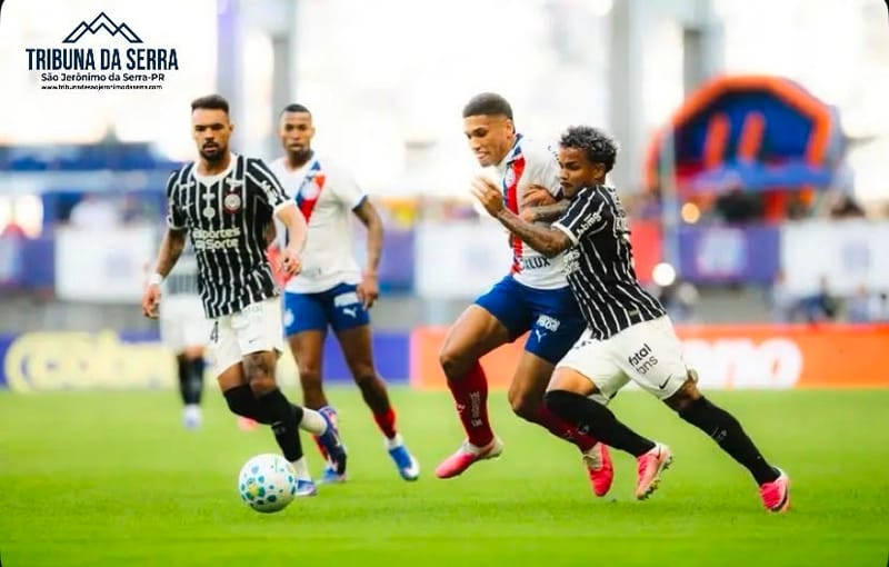 Em jogo quente, Bahia e Corinthians empatam pelo Brasileirão