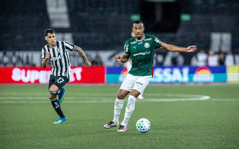 Palmeiras empata com o Botafogo e perde a liderança do Brasileirão