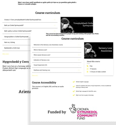 SENSORY LOSS AWARENESS COURSE image