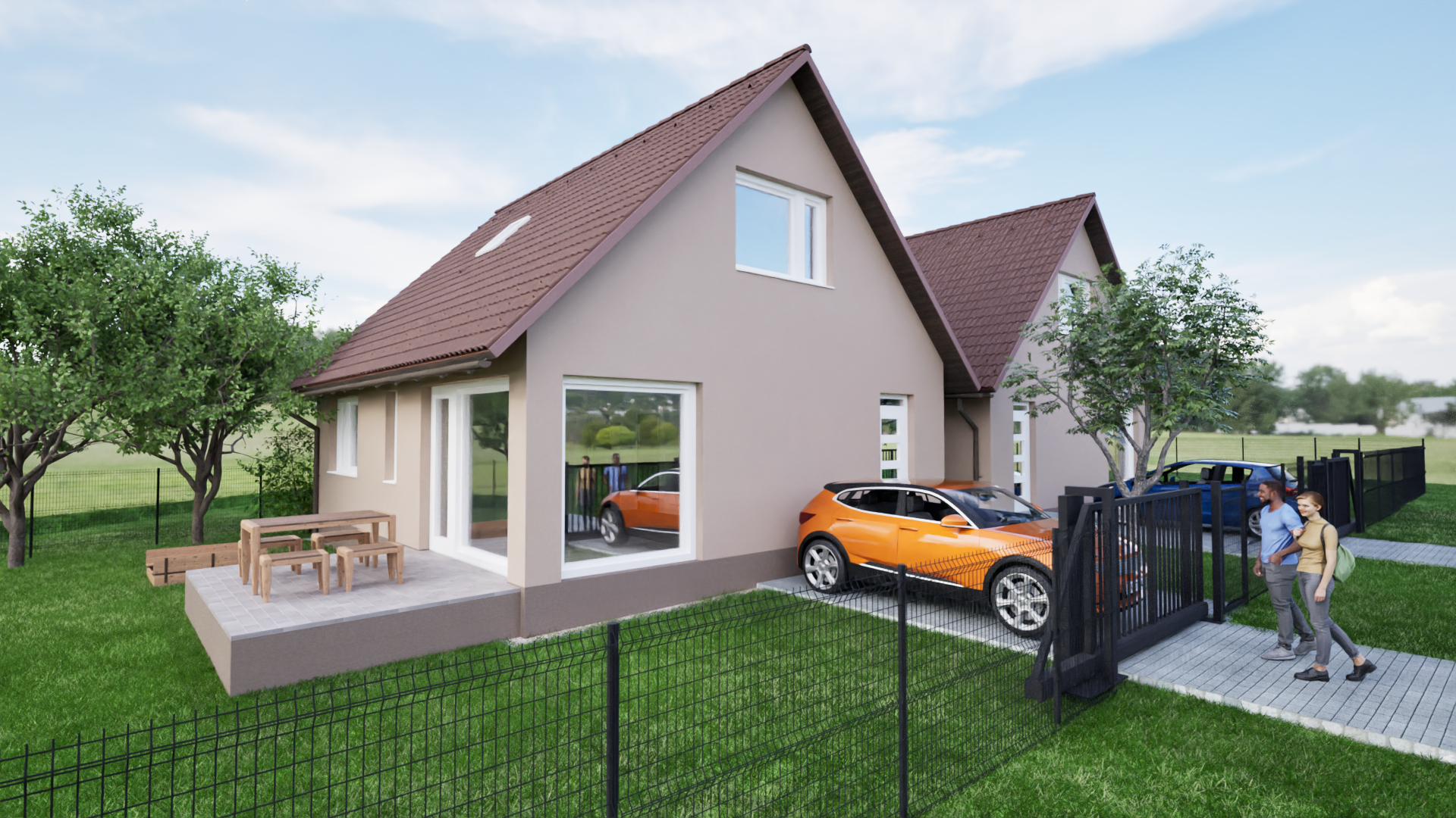 Vácrátót 796.HRSZ. Kétlakásos társasház