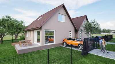 Vácrátót 796.HRSZ. Kétlakásos társasház