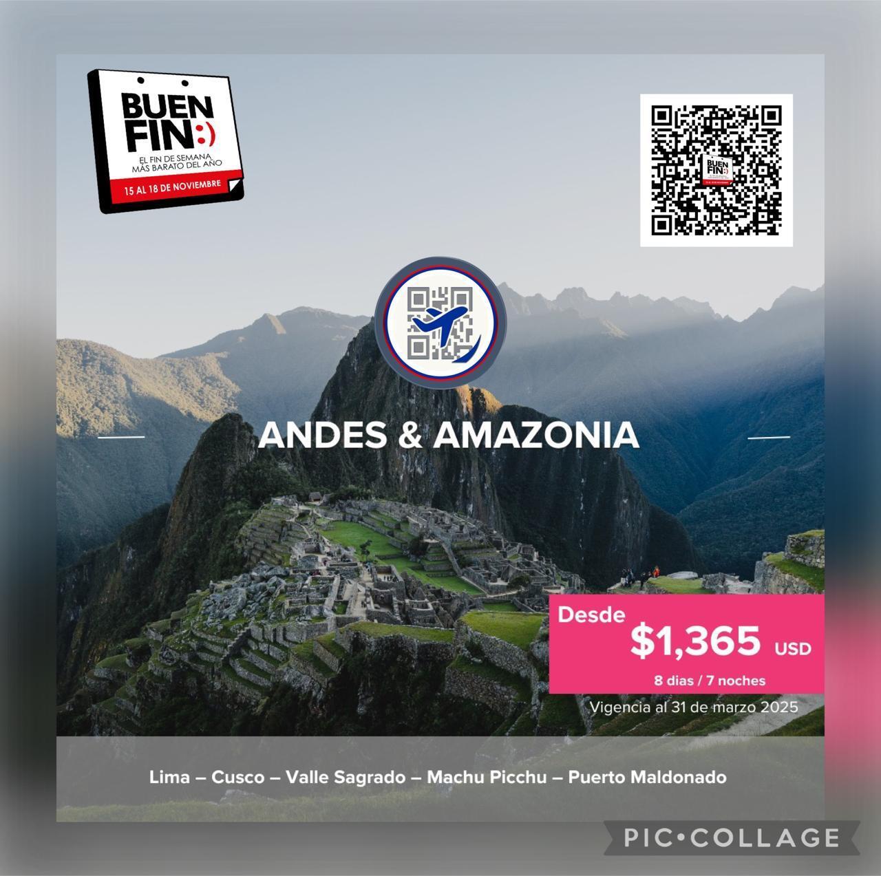 Andes y amazonas