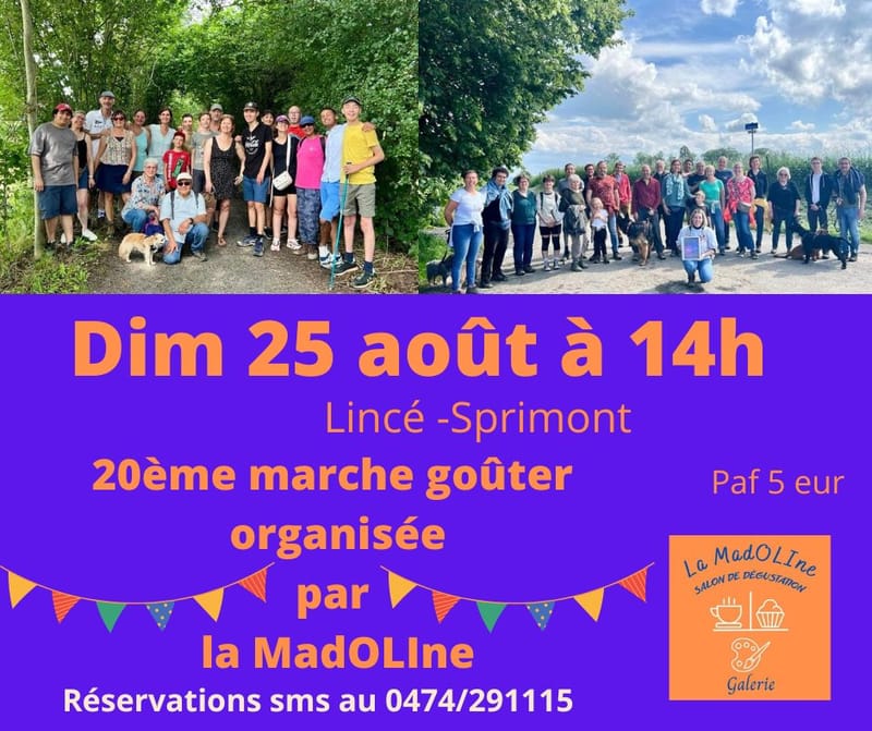 Notre 20ème marche goûter !