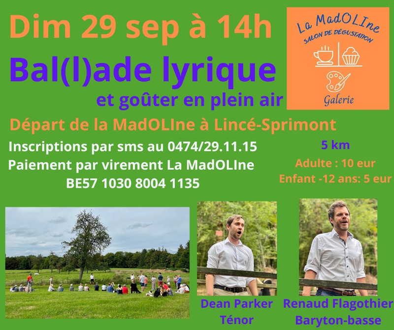 Bal(l)ade lyrique et goûter en plein air