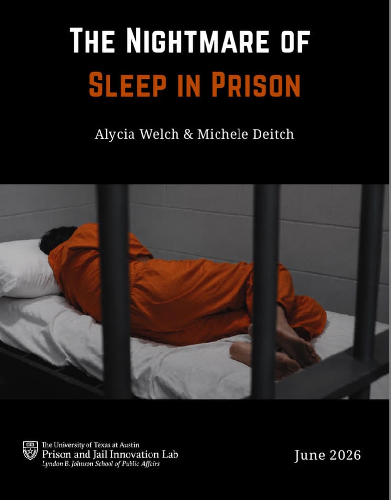The Nightmare of Sleep in Prison