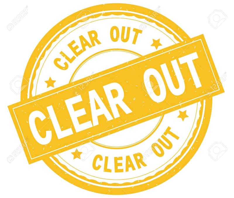 Clear Out/Organize Your Space