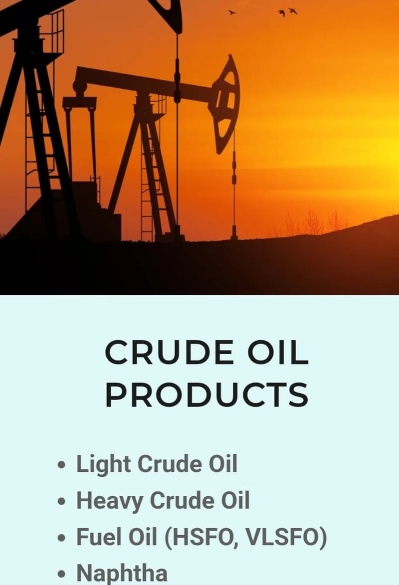 WHOLESALE DISTRIBUTOR OF PETROLEUM PRODUCTS, GOODS AND SERVICES