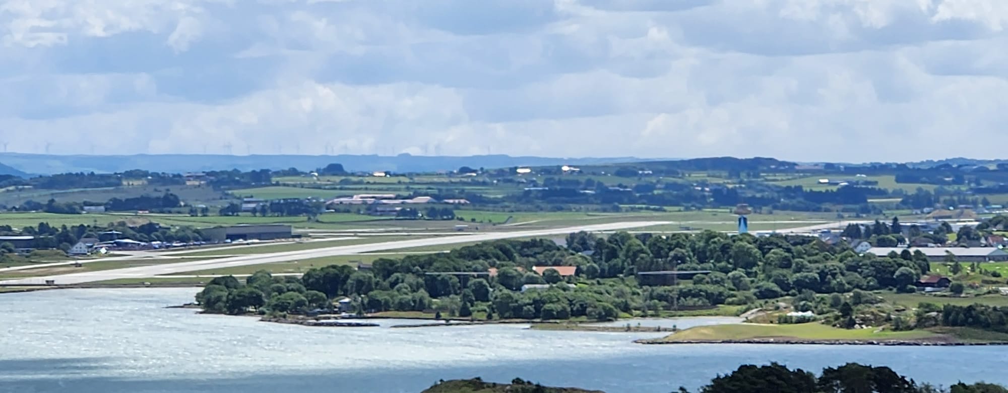 View to sola airport 2024