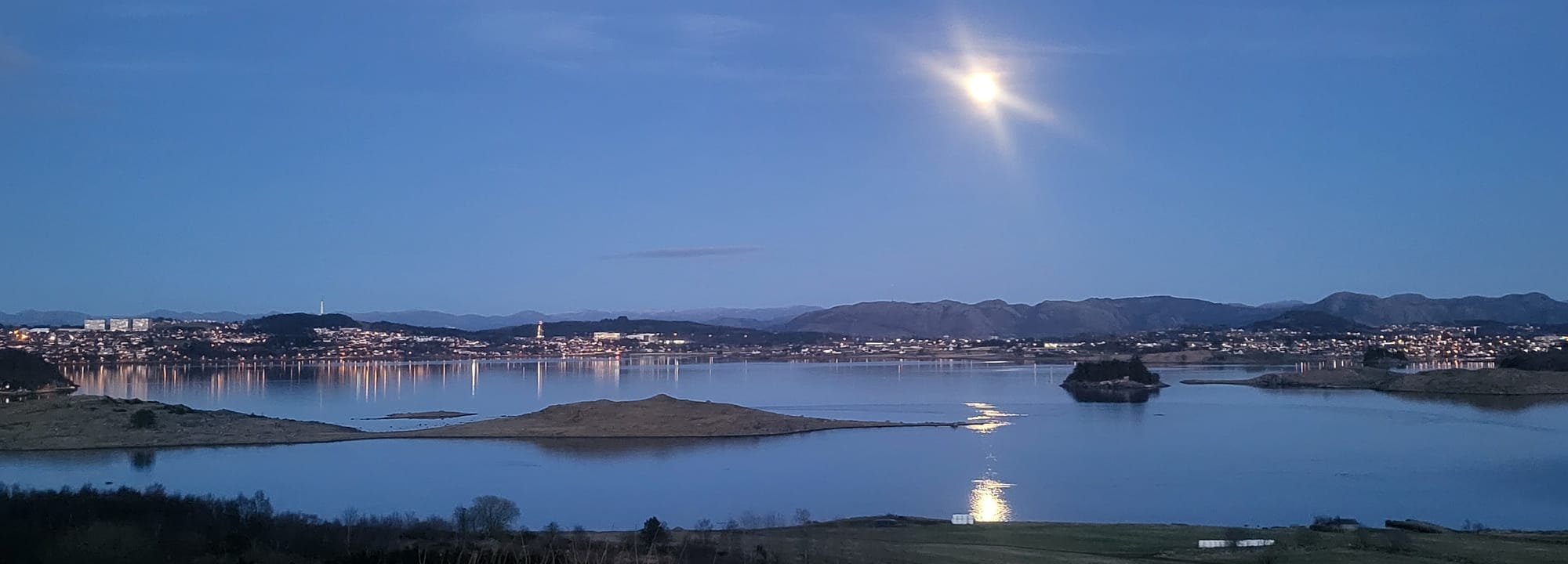 View to stavanger from sola march 2025
