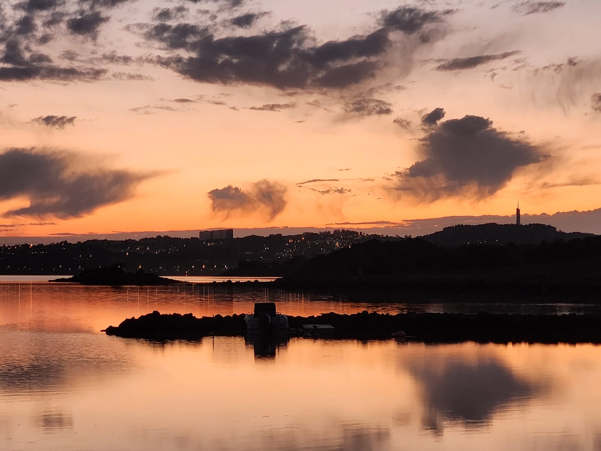 Evening in Hafrsfjord mai 2025