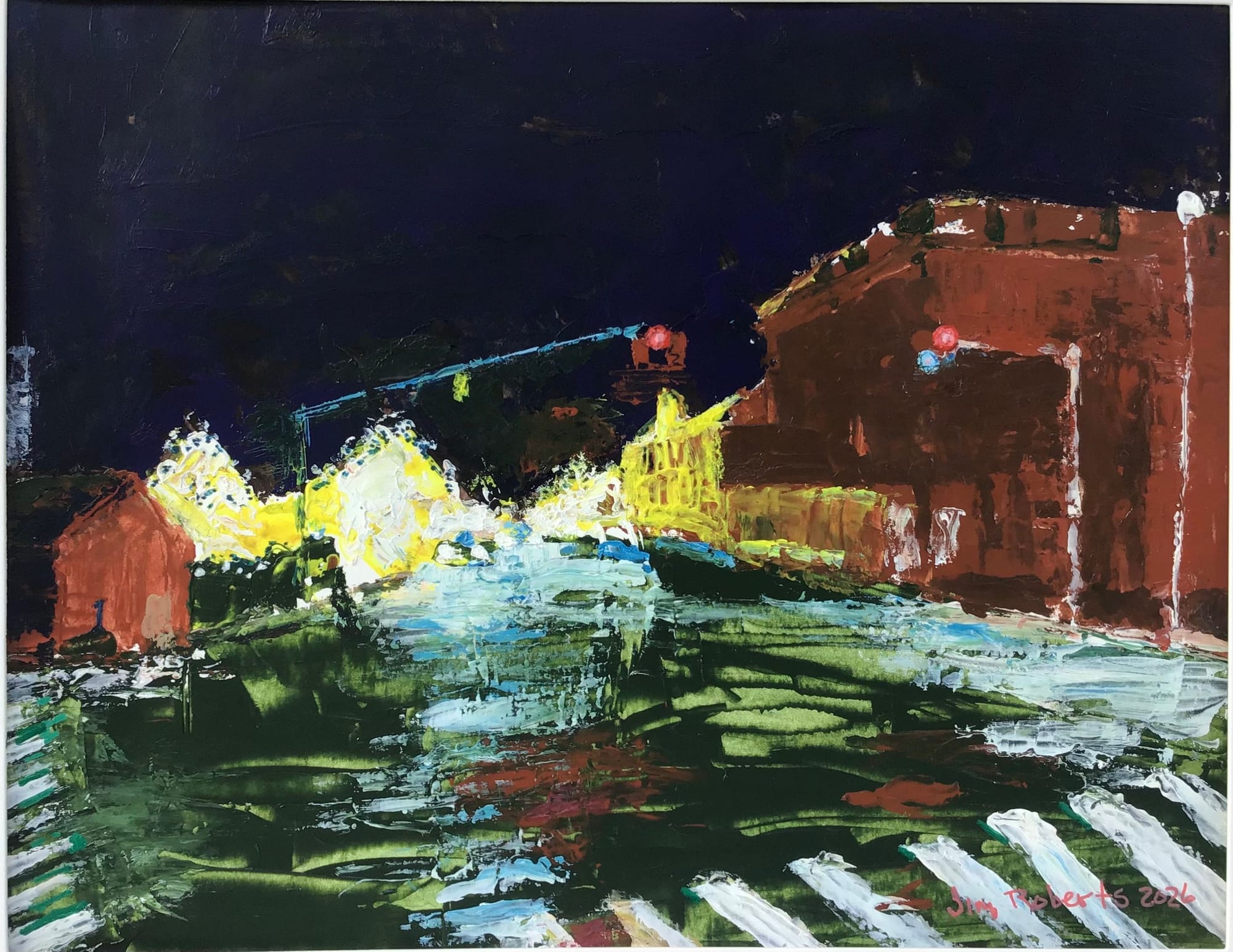 Nocturne No.2 (MERRIMACK STREET, CHRISTMASTIME FROM MONUMENT SQ.)