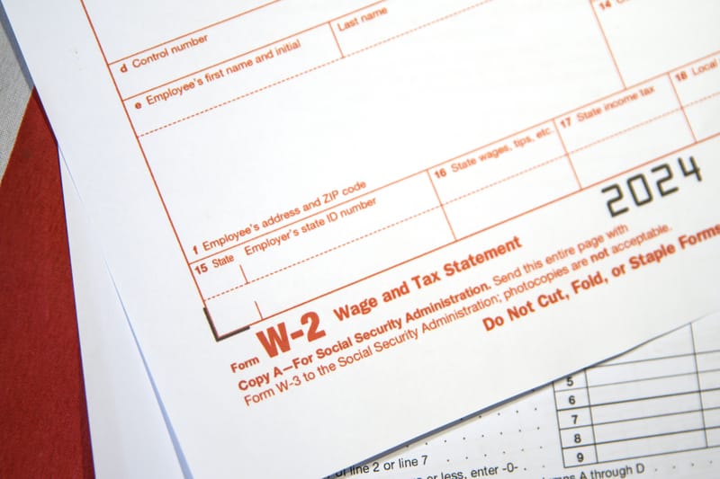 W-2, 1099, 1095 filings