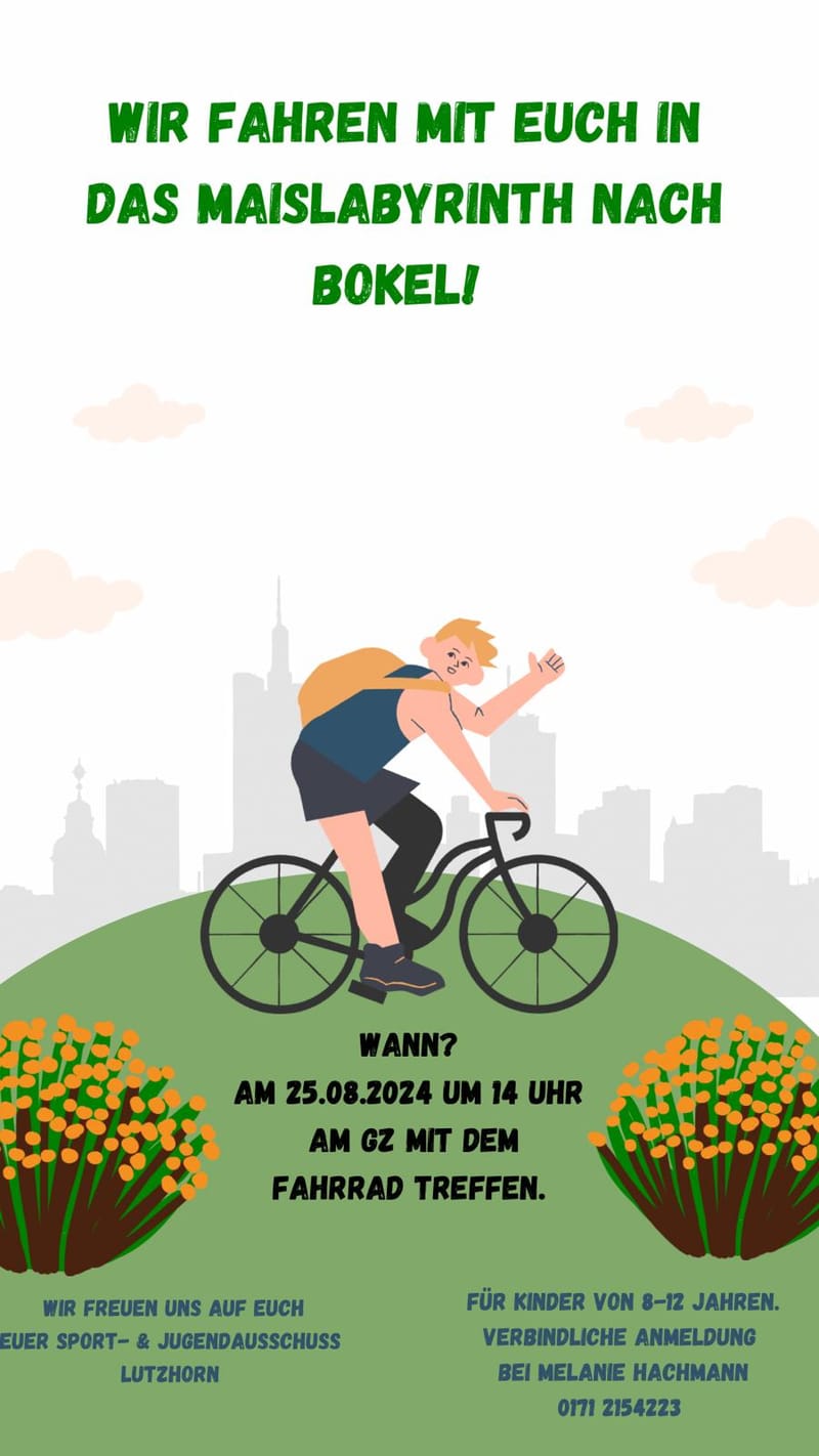 Maislabyrinth mit dem Sport- & Jugendausschuss